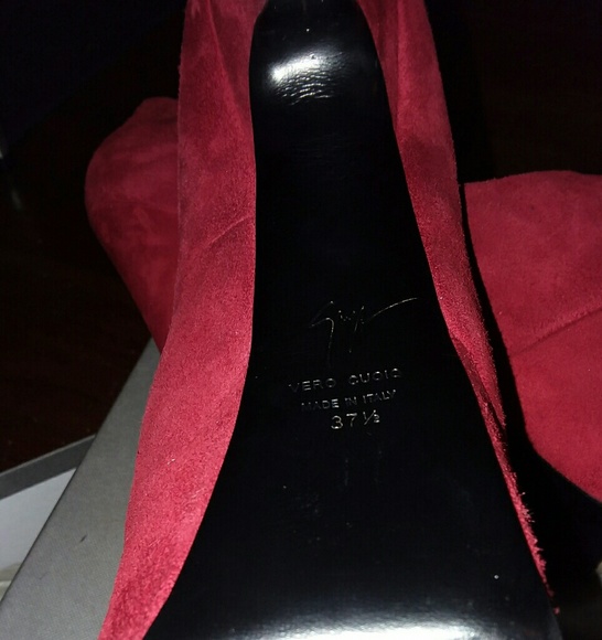 Giuseppe Zanotti Red Super SharonPlatform Pumps